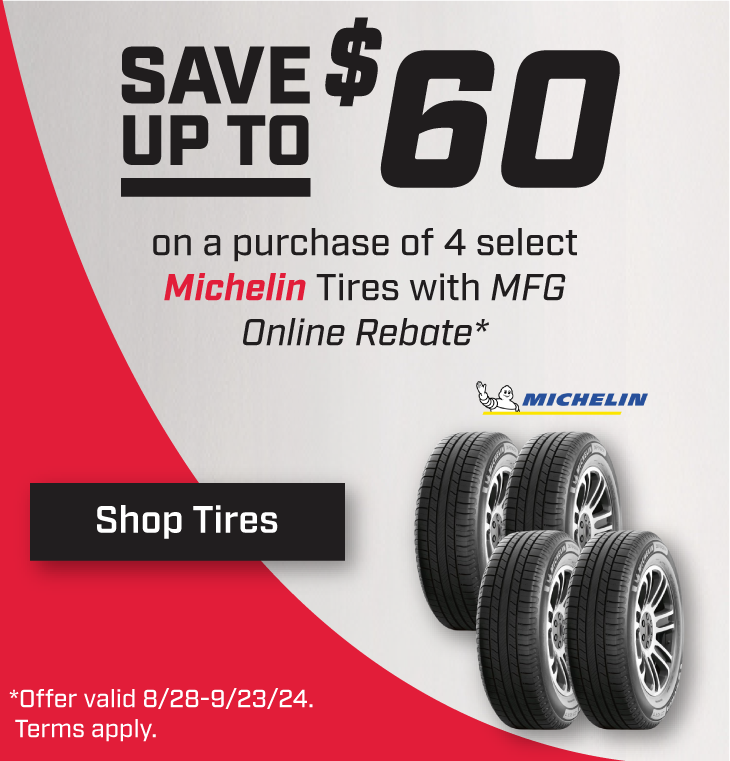 Save on Michelin Tires