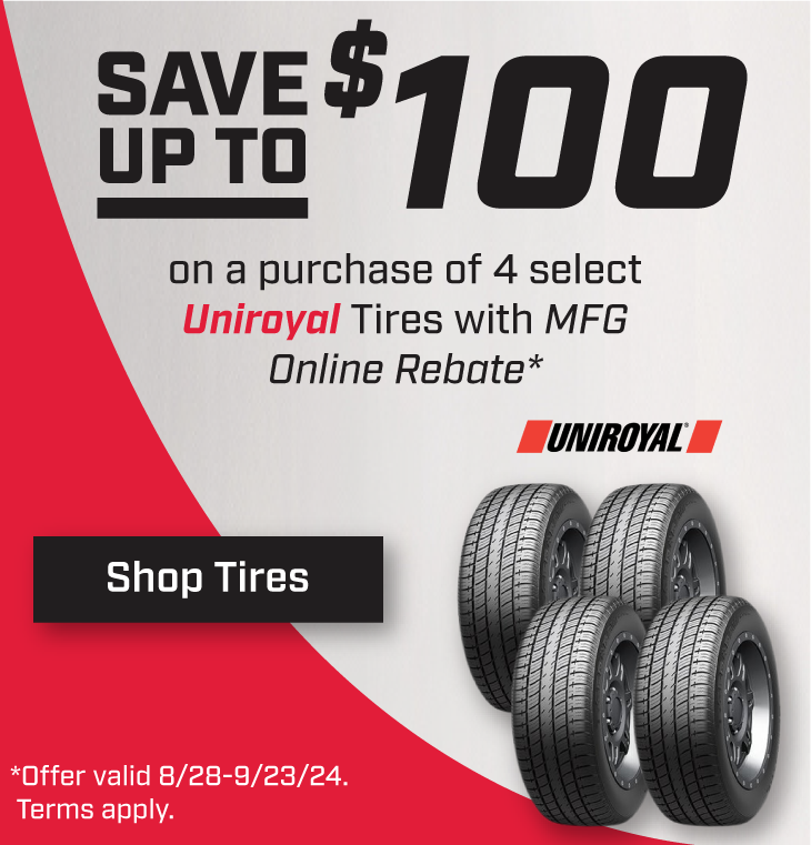 Save on Cooper Tires