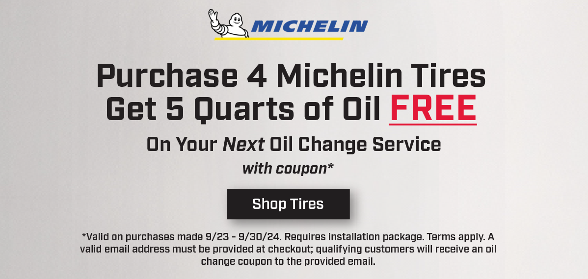 Save on Michelin Tires