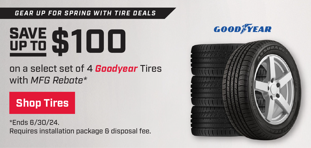 Save on Goodyear Tires