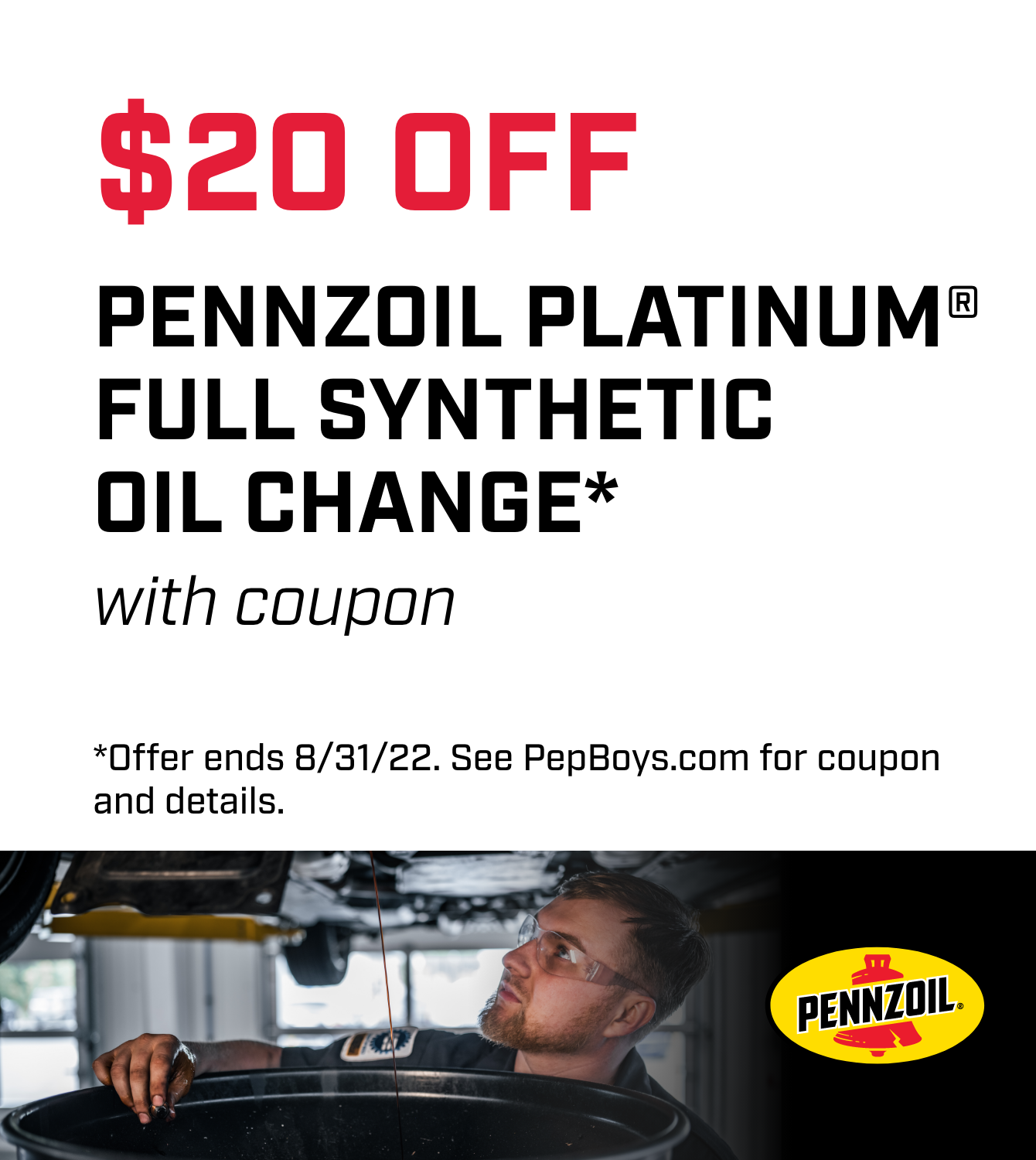 Save $20 on Any Oil Change Service