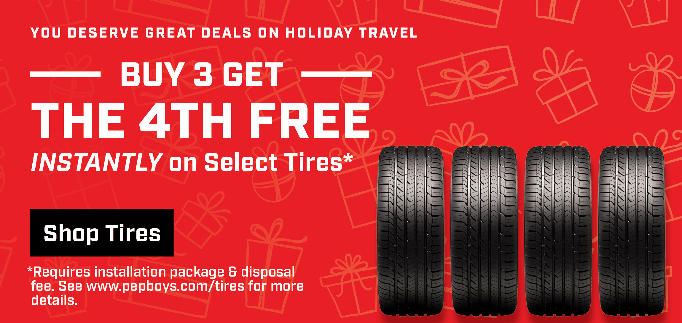 Save on Tires at Pep Boys
