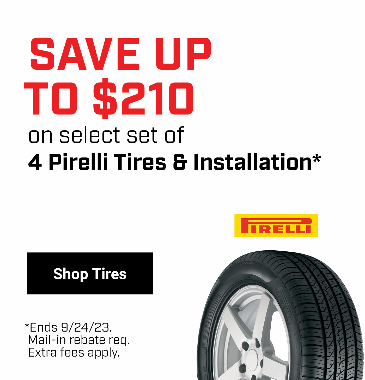 Save Pirelli Tires