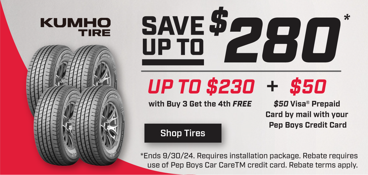 Save on Cooper Tires