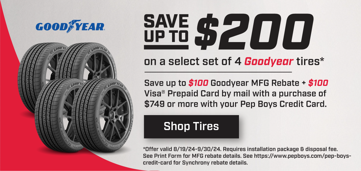 Save on Goodyear Tires